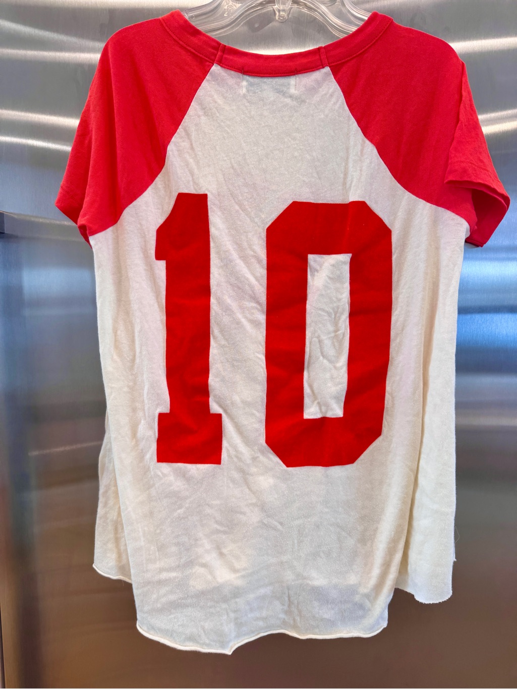 Wildfox World’s Greatest Hula Hooper Raglan Women’s Top - Red
